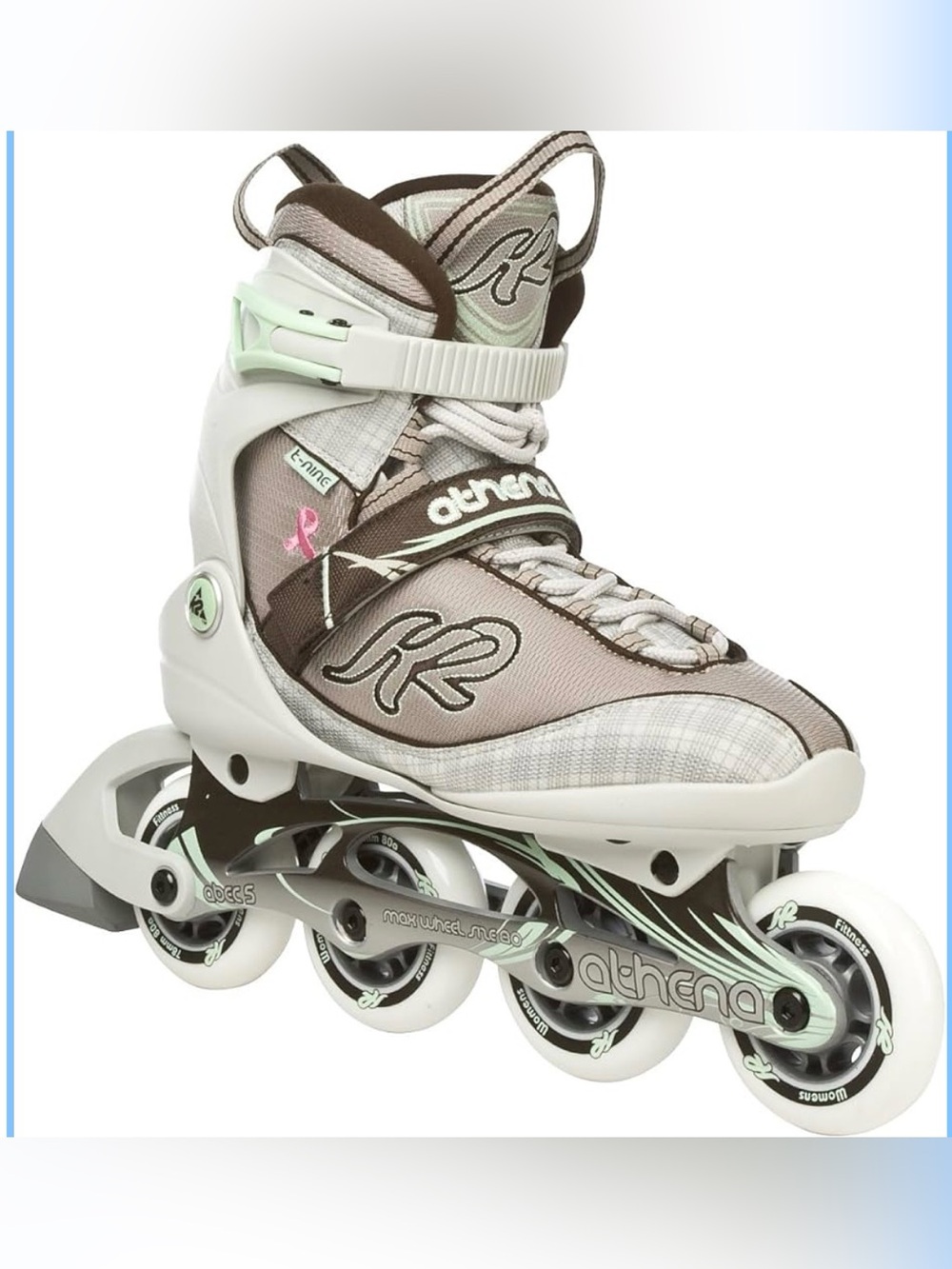 Athena Women's Inline Skate - Mint and Brown
